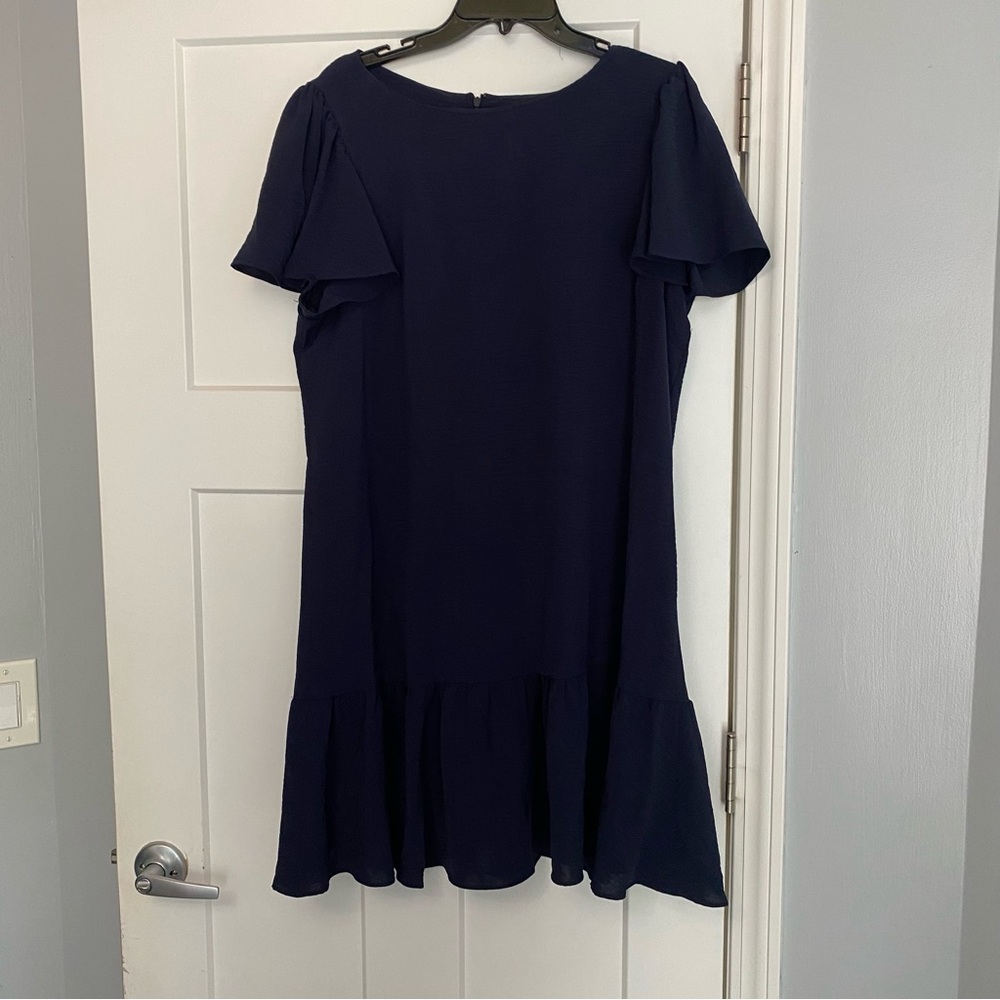 Navy Blue Mini Dress